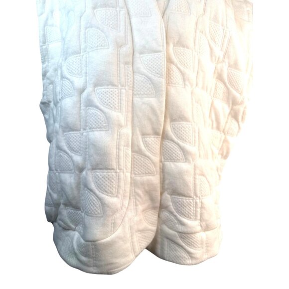 2/$30 ZARA M-L Quilted White Vest Large Size - Picture 10 of 14